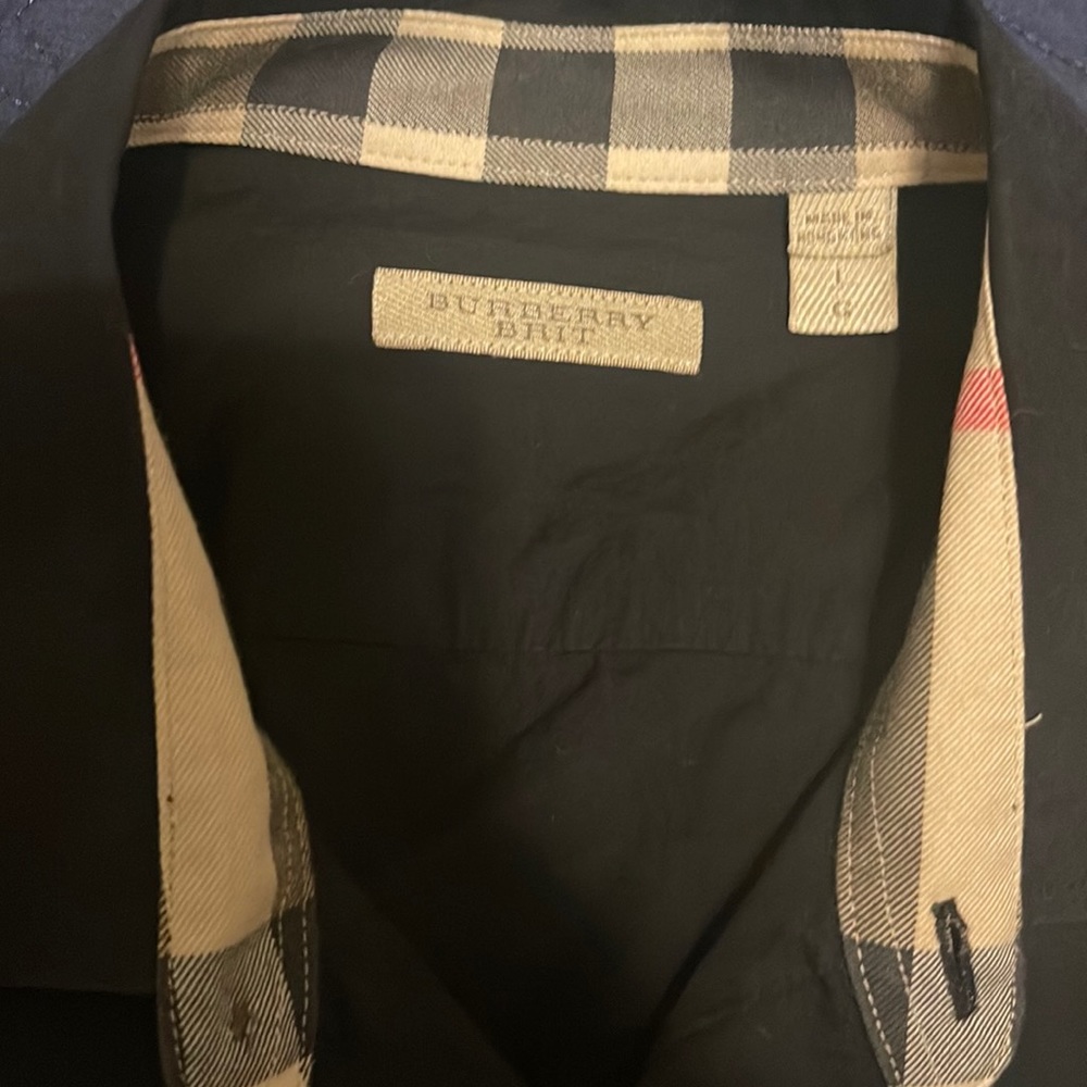 Black burberry long sleeve